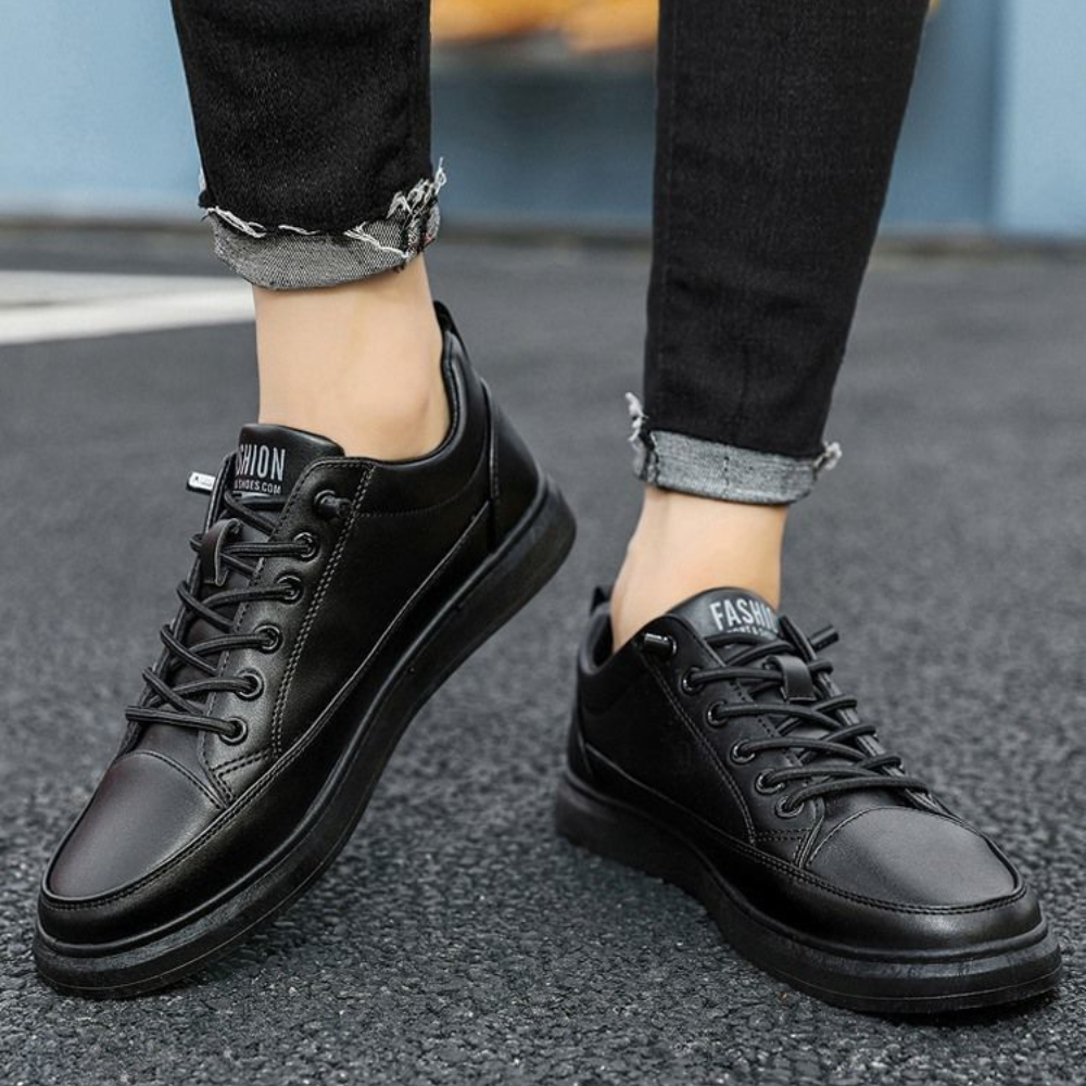 Zapatilla Casual Ortopédica de Cuero