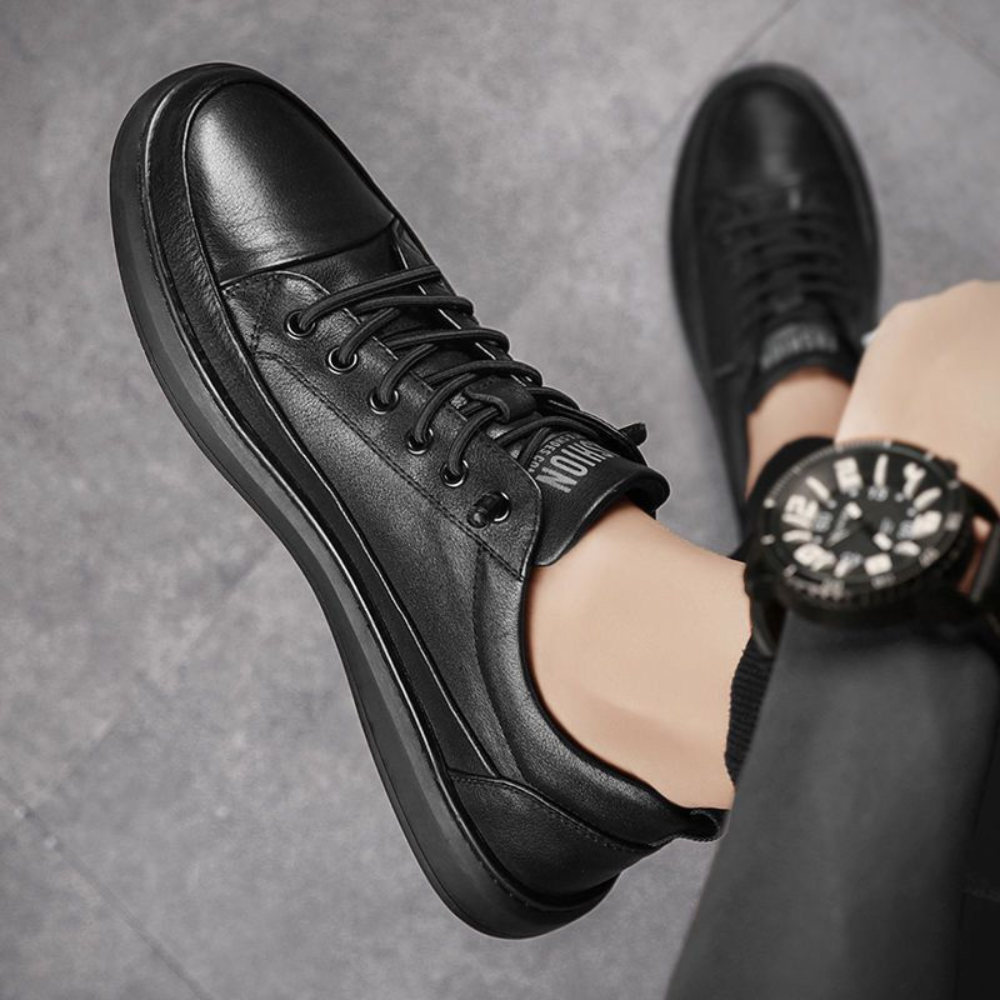 Zapatilla Casual Ortopédica de Cuero