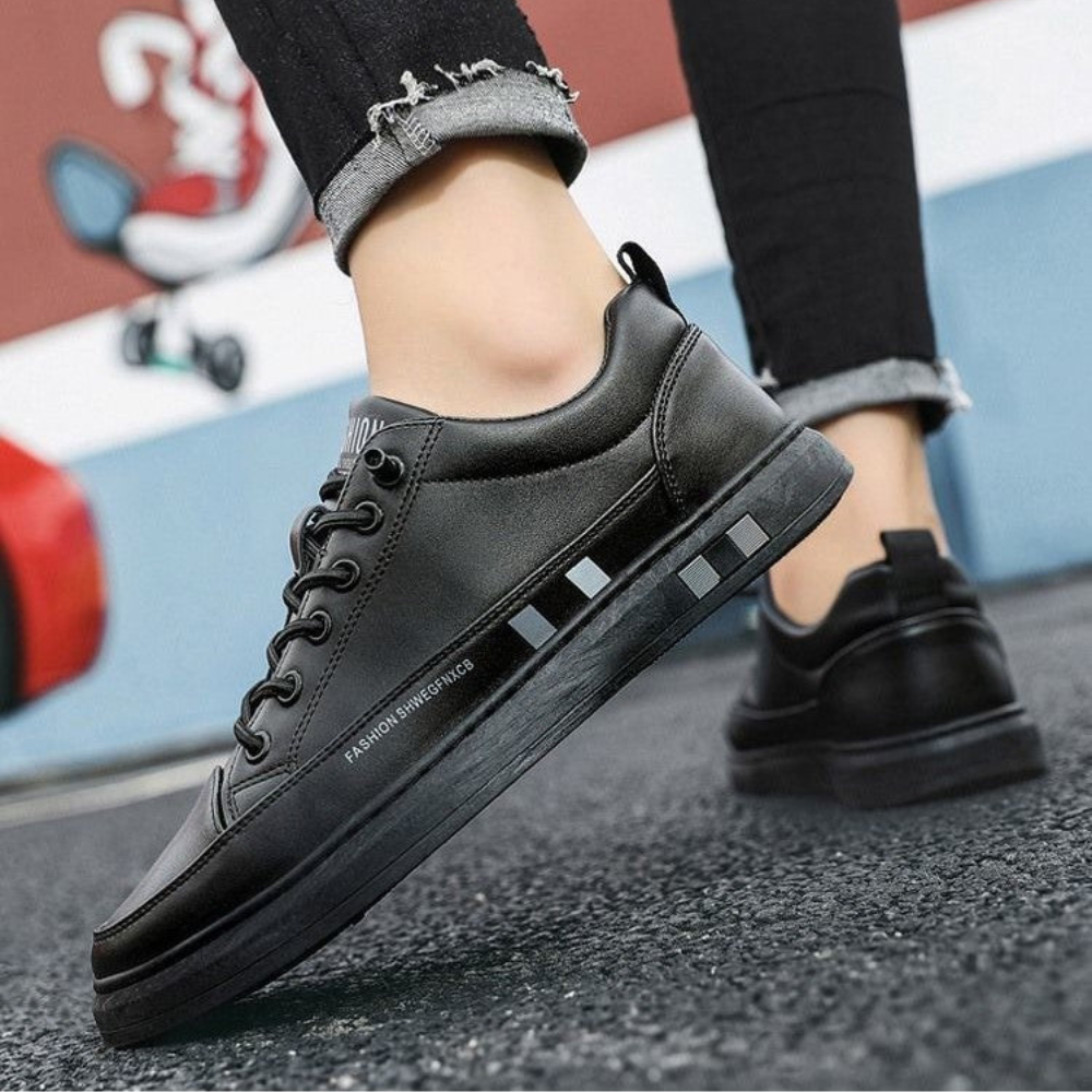 Zapatilla Casual Ortopédica de Cuero