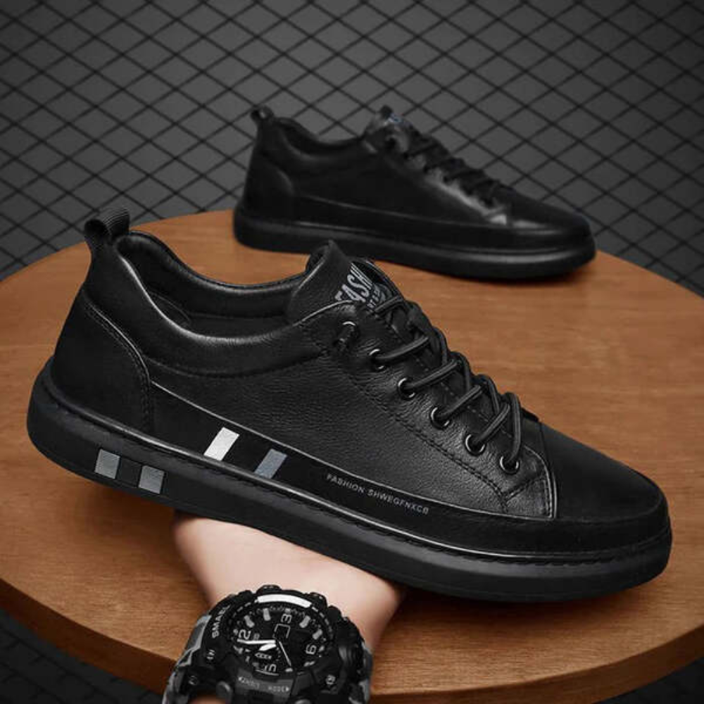 Zapatilla Casual Ortopédica de Cuero