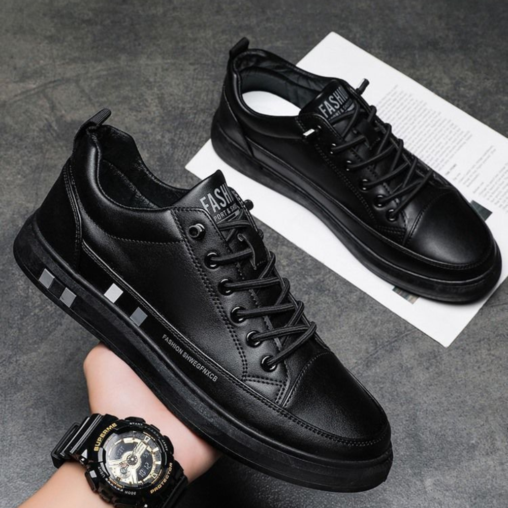 Zapatilla Casual Ortopédica de Cuero