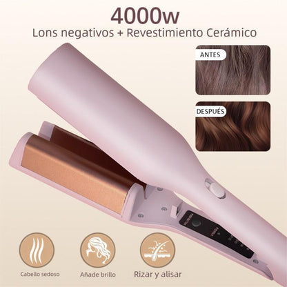 Rizador de Cabello Profesional para Ondas Naturales y Definidas