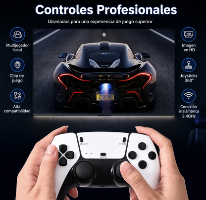 Consola Retro 4K con 23 Emuladores y Más de 20.000 Juegos