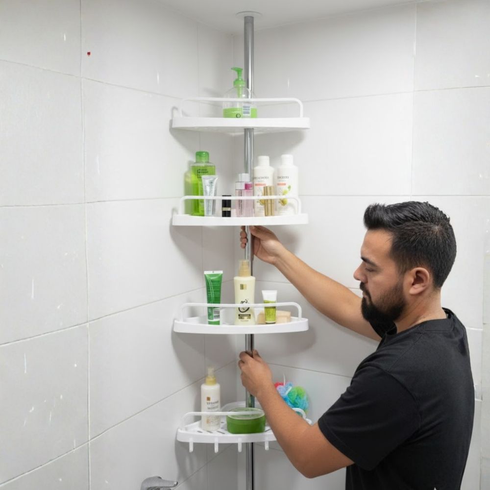 Organizador Esquinero de Ducha 4 Niveles