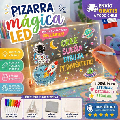 Pizarra Mágica LED para Dibujar con Luz